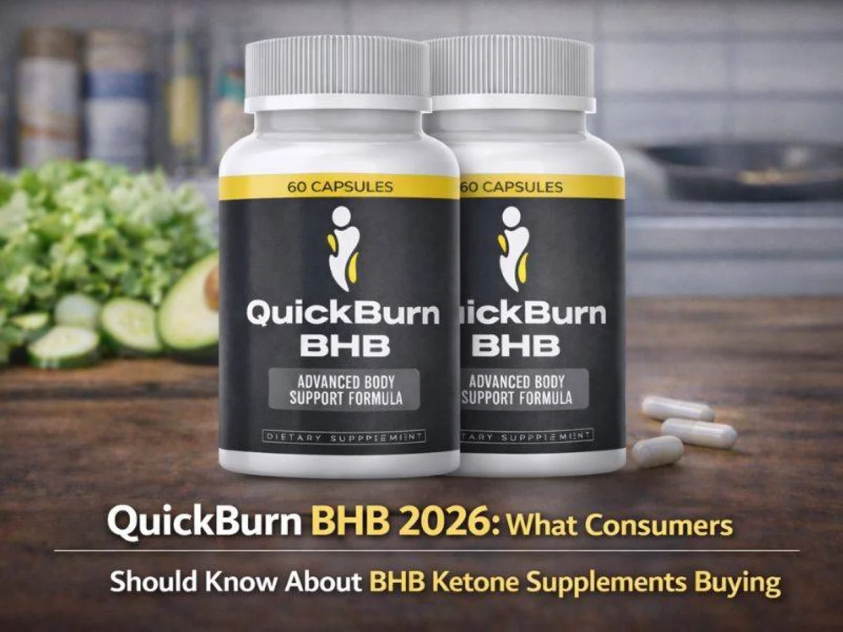 QuickBurn BHB™ dietary supplement bottle